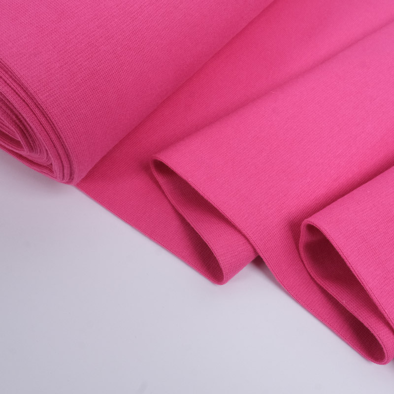 Rib Cuff Fabric Bright Pink - Leonore - Maison Klem